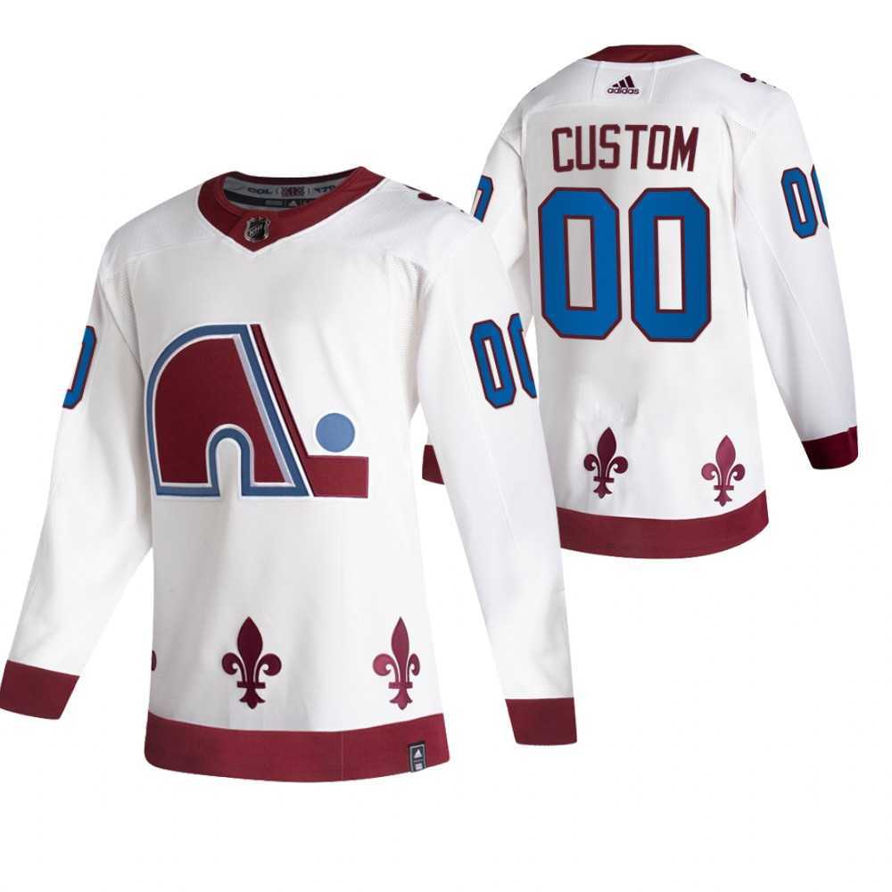 Colorado Avalanche Customized White Adidas 2020-21 Alternate Player Jersey,We sell and wholesale Colorado Avalanche Customized White Adidas 2020-21 Alternate Player Jersey on line form chian!